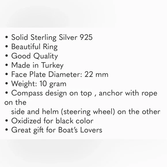 BLACK LABEL HERITAGE UNISEX STERLING SILVER RING - Picture 15 of 15